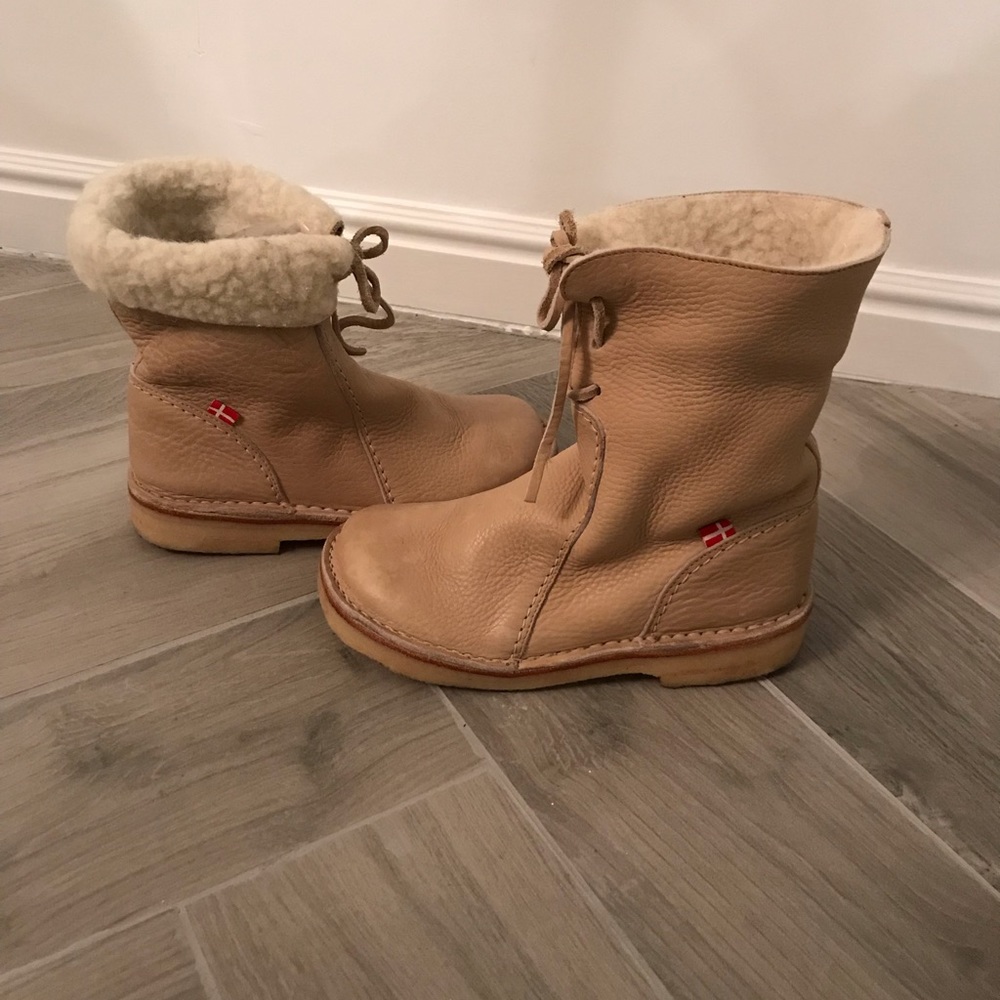 38/8 Arhus Duckfeet Boots Nude color